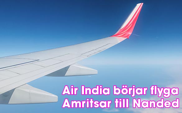 Air India börjar flyga mellan Amritsar och Nanded