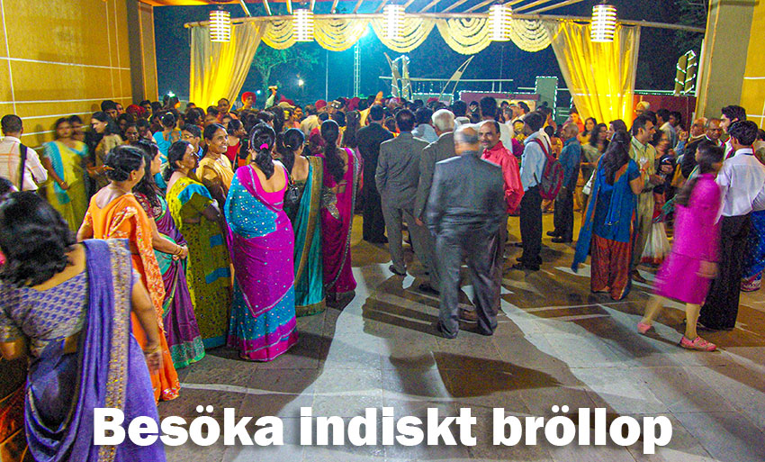 Besöka ett indiskt bröllop