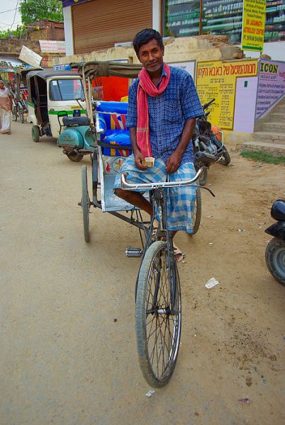 Billigt transportmedel i Varanasi