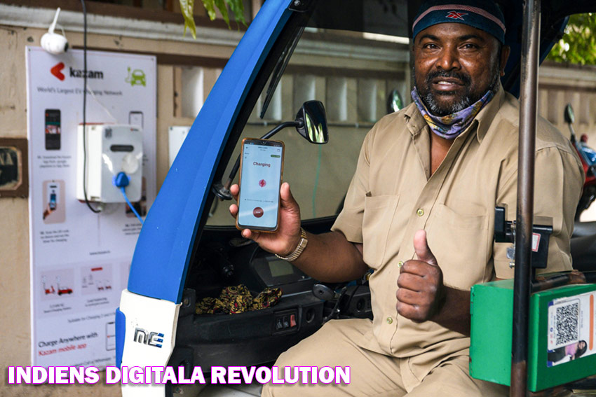 Digital infrastruktur i Indien: En digital revolution