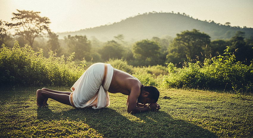 Ashtanga Dandavat indien