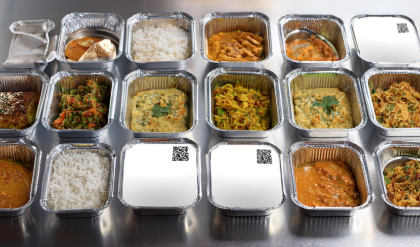 Matlådor med qr-koder