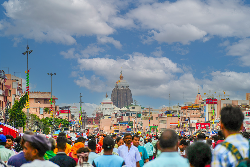 Jaganathtemplet i Puri. 