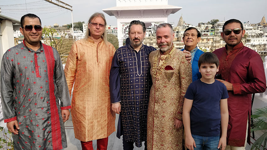 Mäns klädsel innan eventuell turban