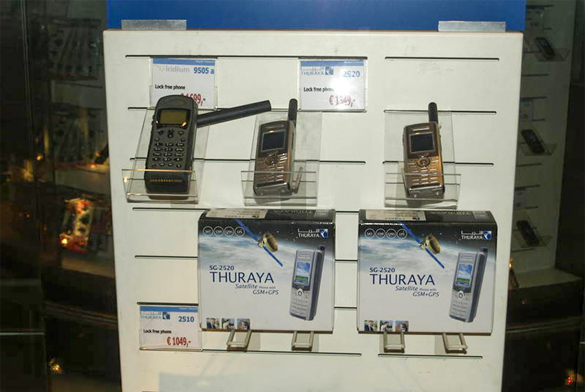 Totalförbud mot satellittelefoner