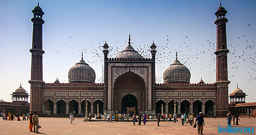 Jama Masjid, huvudmoskén i Old Delhi