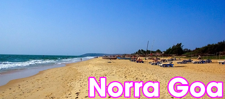 Norra Goa, Indien, Strand och bad