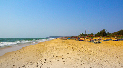 Strand i Norra Goa