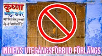 Indiens utegångsförbud förlängs