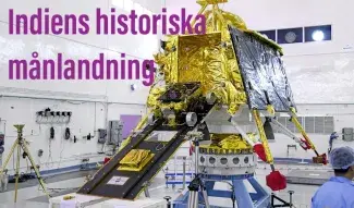 23 augusti 2023 — Indien landar farkost på månen