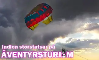 Turistministeriet i Indien satsar på äventyrsturism