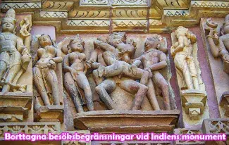 Begränsningen för antal besökare vid monument i Indien borttaget