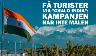 Få turister via "Chalo India": Kampanjen når inte målen