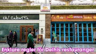 Enklare regler för restauranger i Delhi
