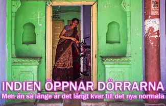 Indien börjar resan mot det nya normala