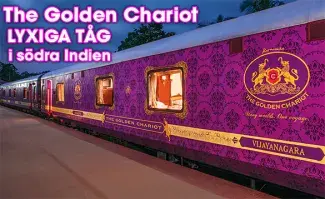 Tre nya lyxtåg tar dig genom södra Indien som en kung