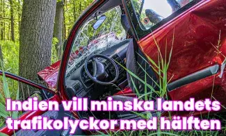 Indien ska ta krafttag mot landets trafikolyckor