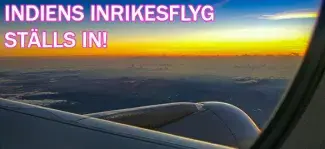 Alla Indiens inrikesflyg ställs in