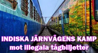 Indiens järnväg hårdsatsar på att bli av med illegala biljettförsäljare