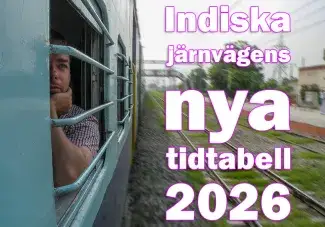 Henric på ett Non-AC sleeper-tåg genom Indien. Bild: Henric Carlsson / Indien.nu