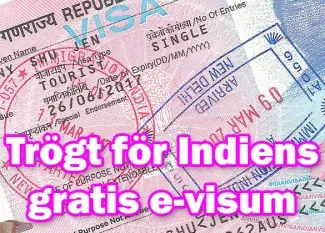 Nois: Trögt för Indiens gratis e-visum