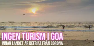 Ingen turism på Goas stränder