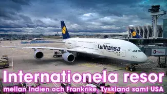 Internationella flyg från Indien inleds