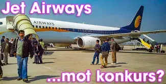 Jet Airways mot konkurs