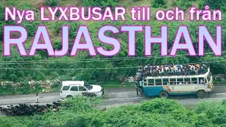 Nya lyxbussar i Rajasthan