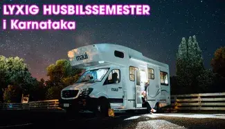 Lyxig husbilssemester i Karnataka, Indien