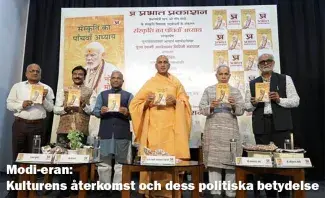 Modi-eran: Kulturens återkomst och dess politiska betydelse