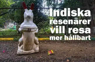 Indiska resenärer vill resa mer hållbart