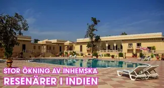 Stor ökning av resenärer i Indien
