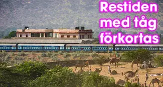 Kraftigt förkortad restid på populära tåg