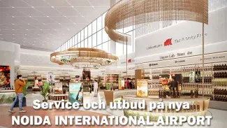 Service och utbud på Noida International Airport