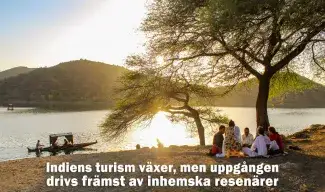 Indiens turism växer, men uppgången drivs främst av inhemska resenärer